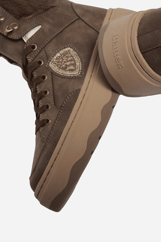 Sneaker Maribel02 platform eco nubuk