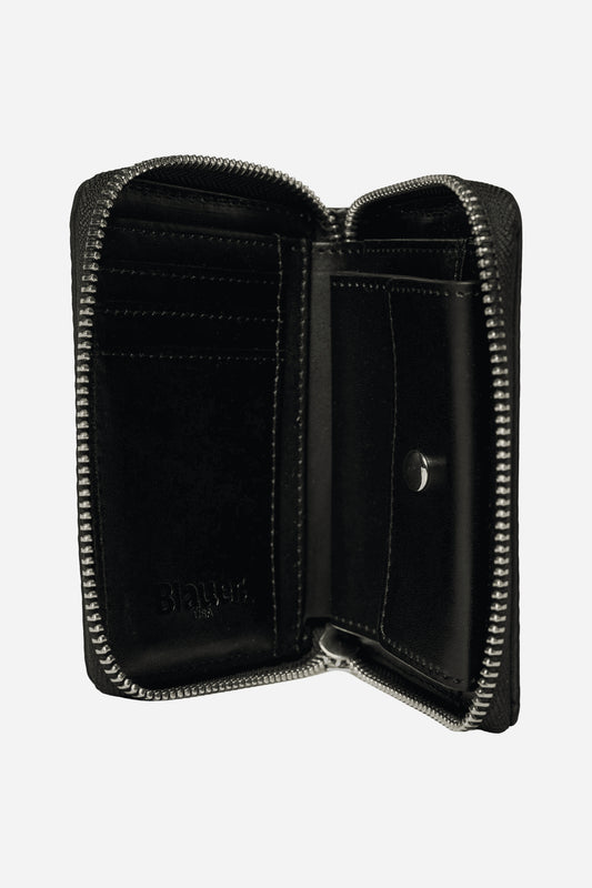 Padded Portafoglio donna compatto satinato imbottito