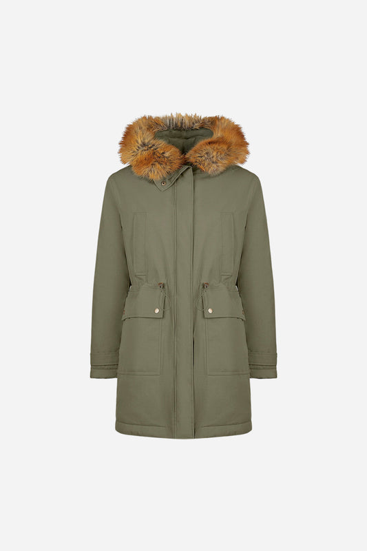 Parka Mankota media in cotone nylon