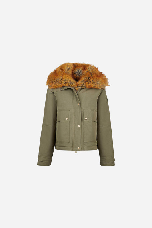Giacca Makwa regular in cotone nylon