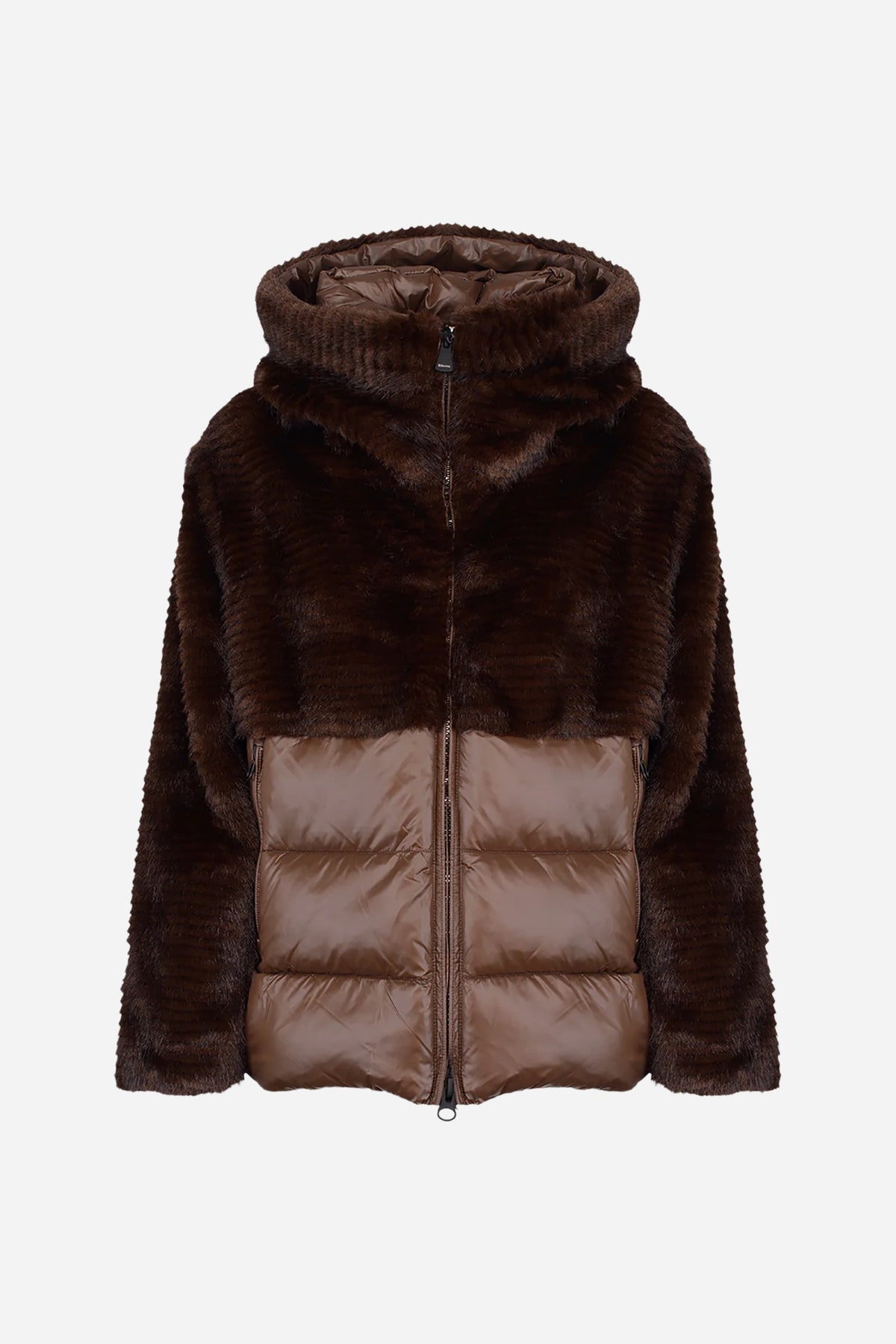 Fanevil giubbotto donna eco fur nylon
