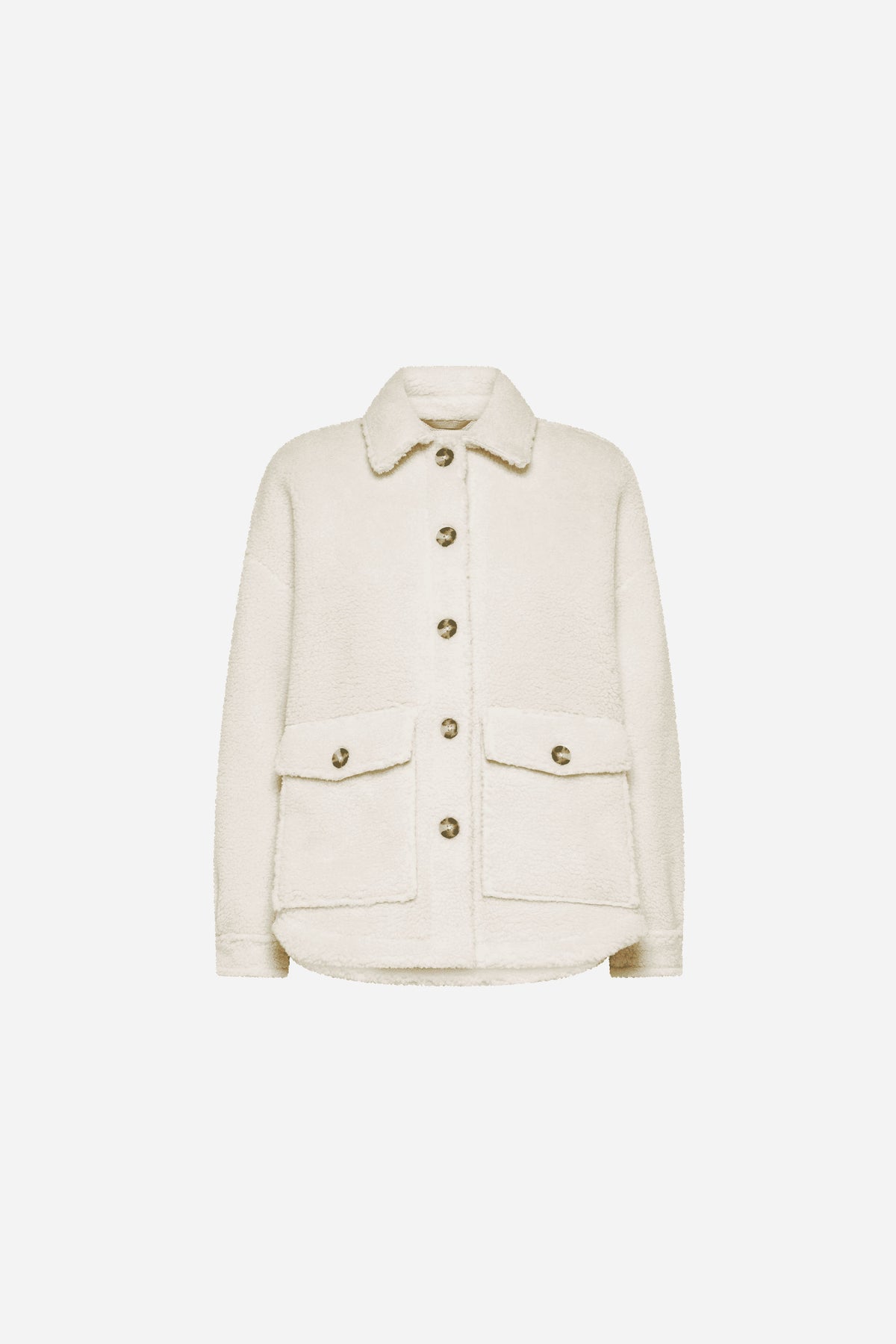 Giacca overshirt in teddy
