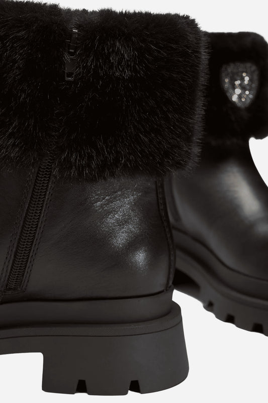 Stivaletto Kimmel10 in pelle nappa platform