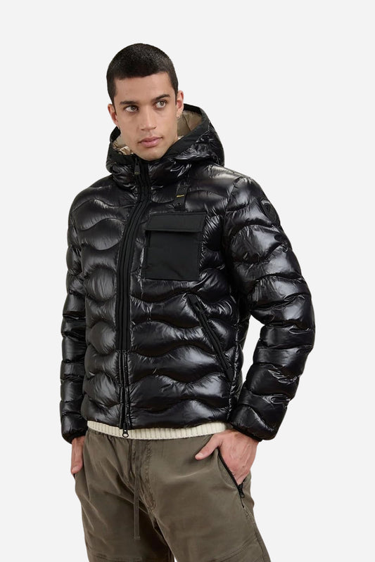 Giubbotto Bryant Blauer in nylon imbottito