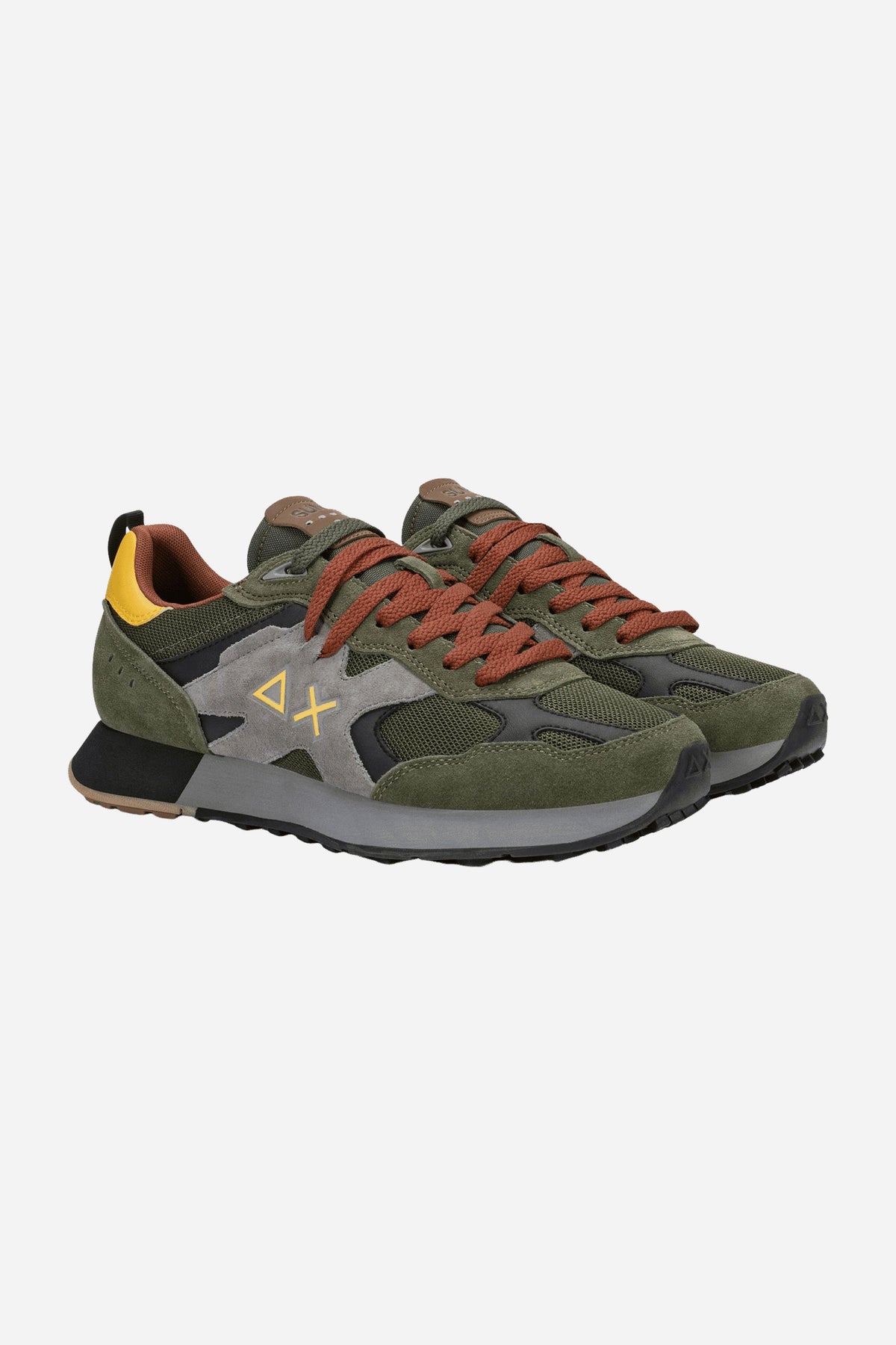 Sneaker Jaki Outdoor uomo in suede e nylon