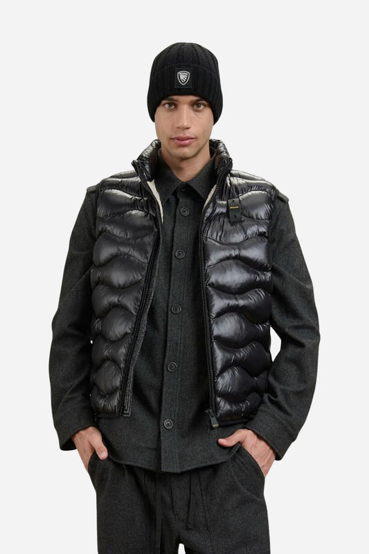 Blauer Piumino smanicato in nylon