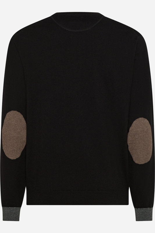 Maglia Sun68 girocollo maniche lunghe misto lana
