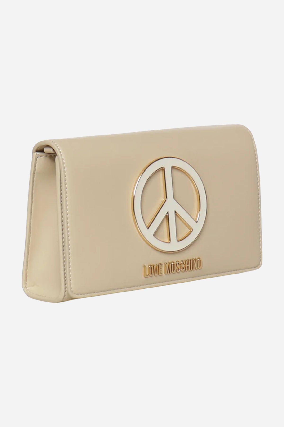 Pochette Love Moschino piccola con tracolla a catena