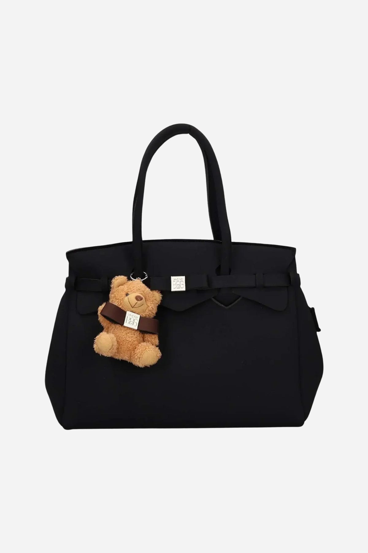 Miss Borsa shopping large in lycra - Nero
