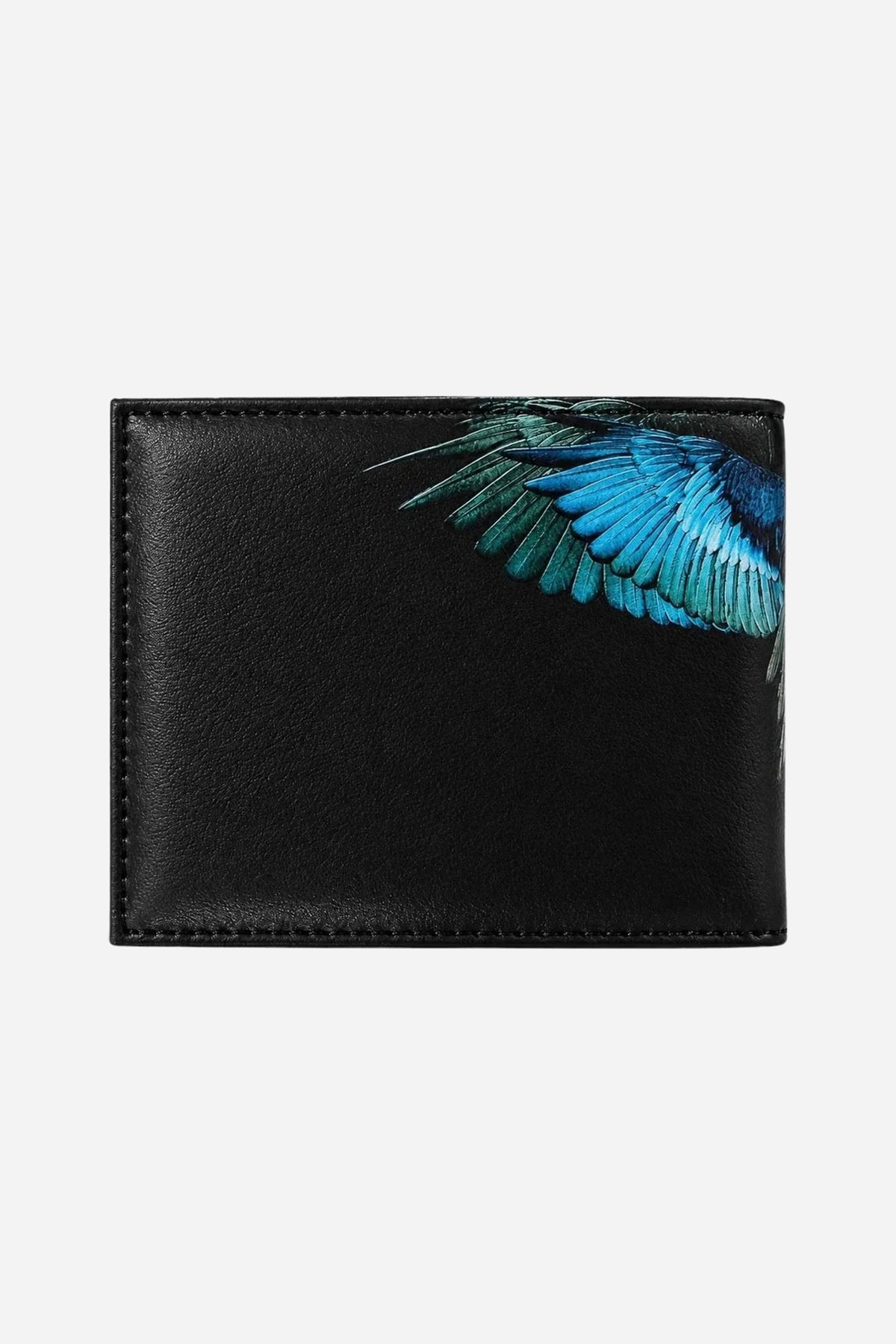 Portafoglio WINGS compatto stampa Wings - Nero-Blu