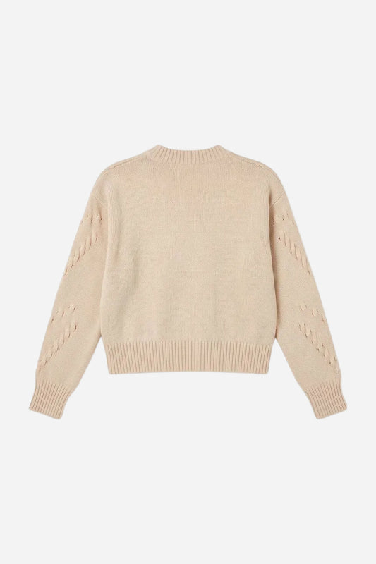 Maglione MOLLYBRACKEN dritto con strass
