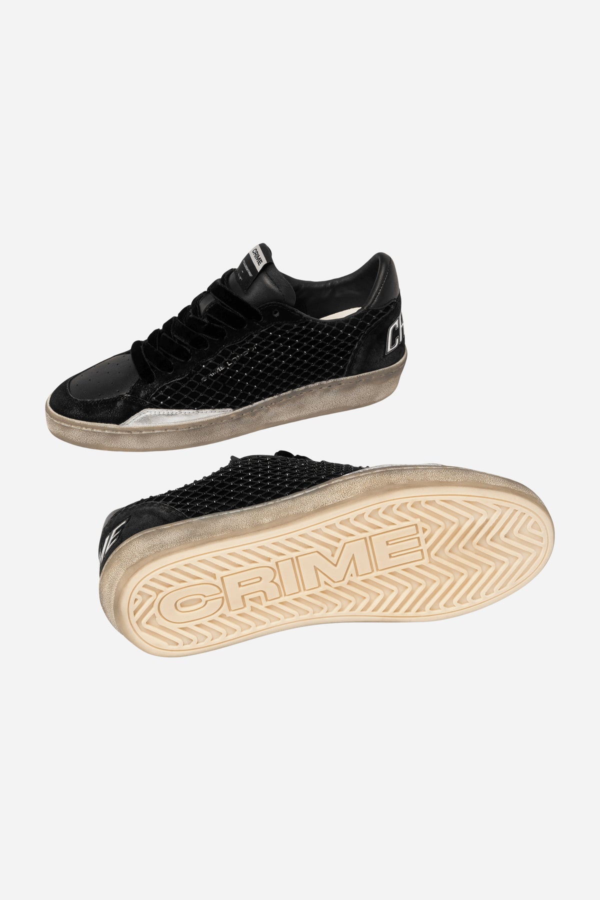 Chelsea sneaker suede strass