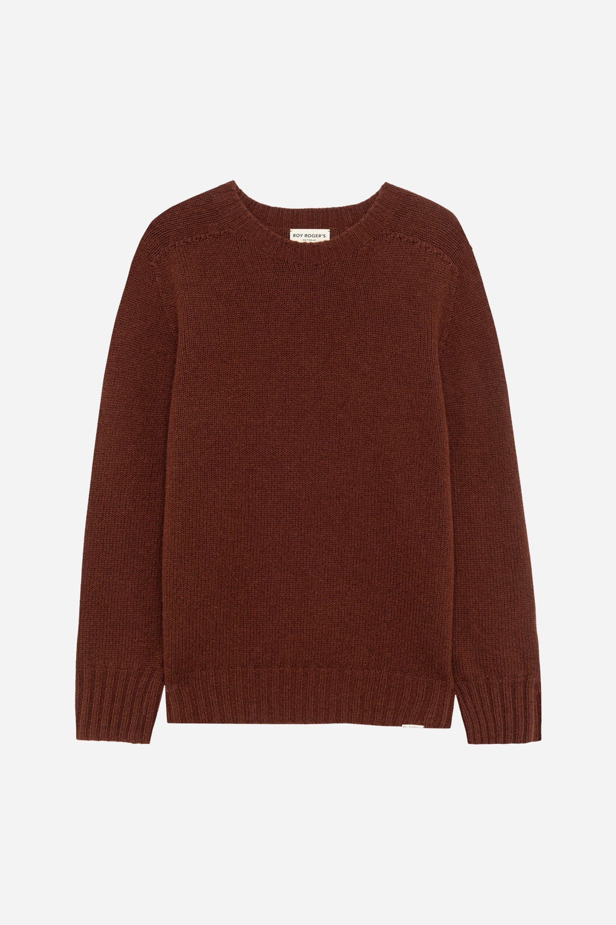 Pullover Roy Roger'S lana merino regular fit - Marrone
