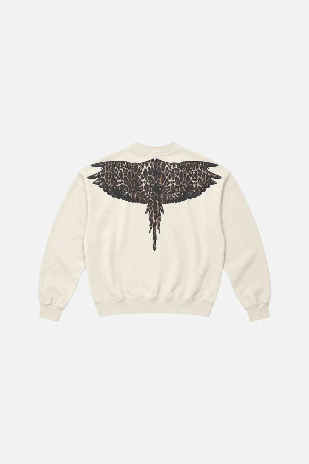 Felpa donna girocollo ricamo geometrico cotone - Bianco