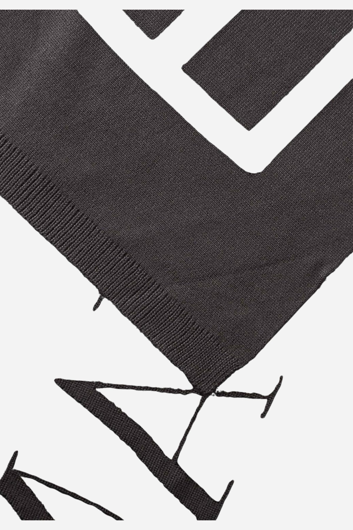 Sciarpa EA7 Emporio Armani stampa logo acrilico