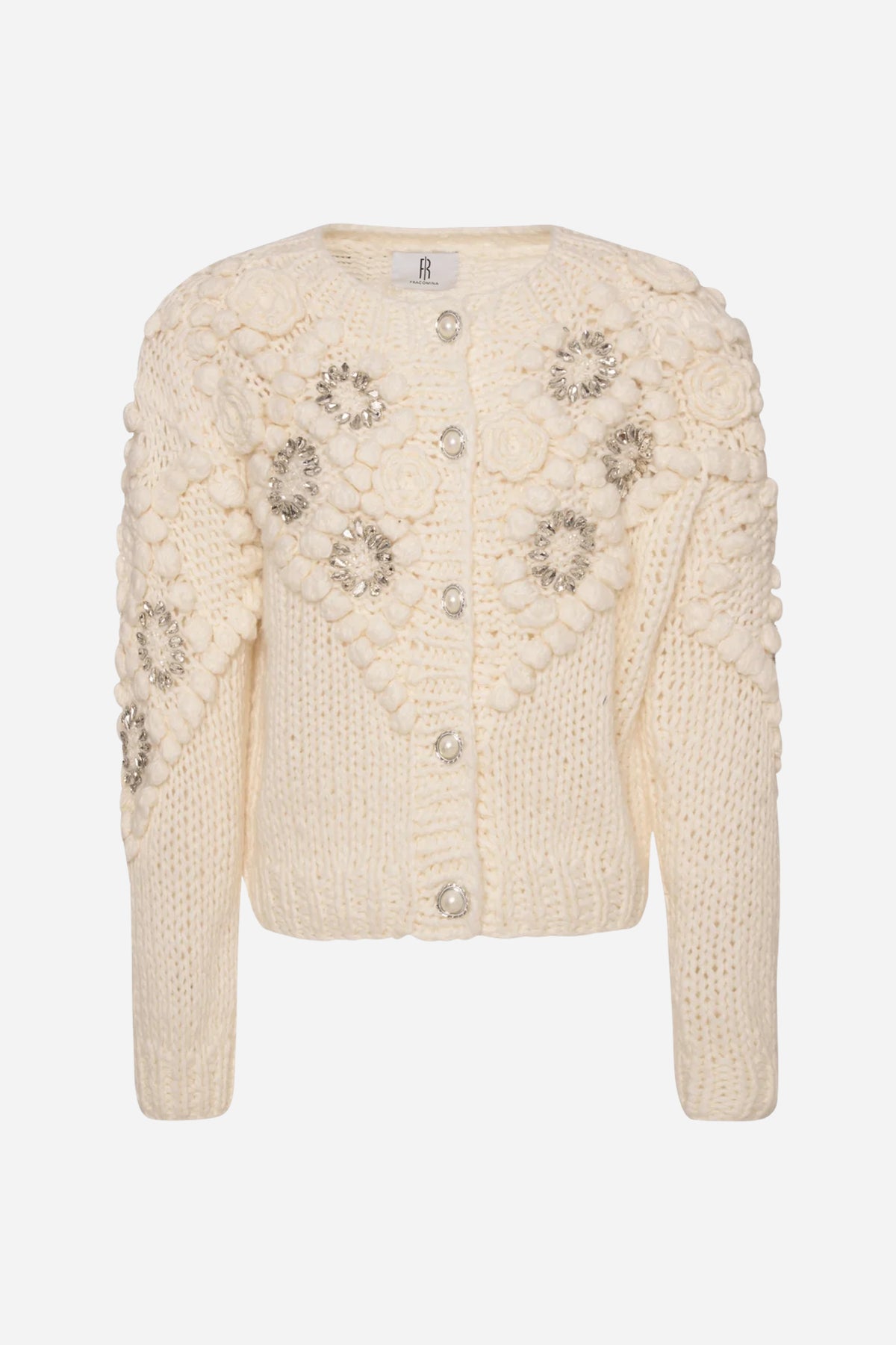 Cardigan regular Fracomina maniche lunghe 3D