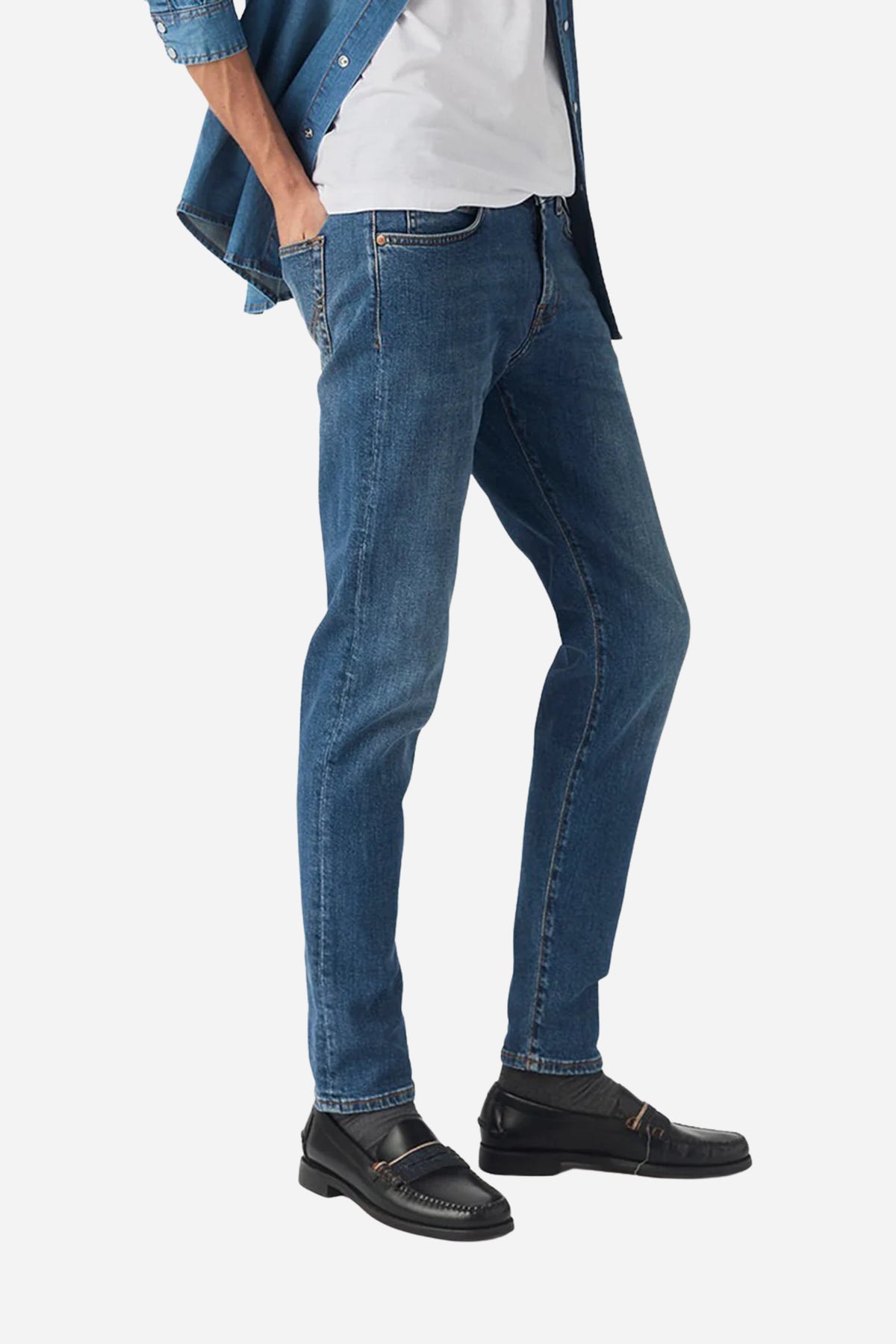 Jeans Roy Roger's slim fit in cotone