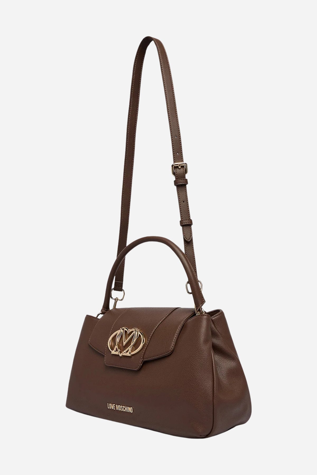 Love Moschino Borsa a tracolla compatta liscia