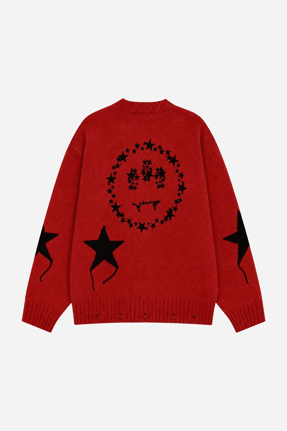 Maglione Barrow misto lana effetto destroyed
