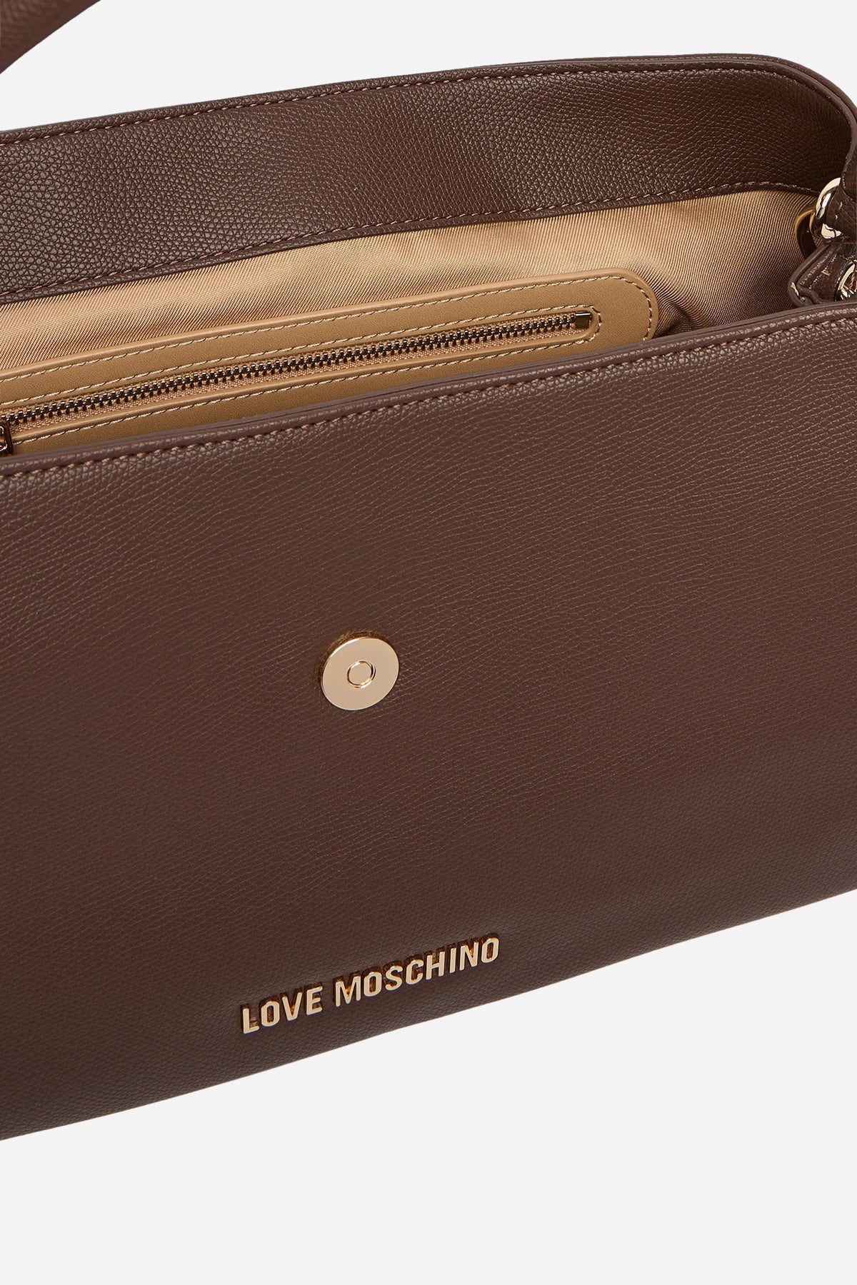 Love Moschino Borsa a tracolla compatta liscia