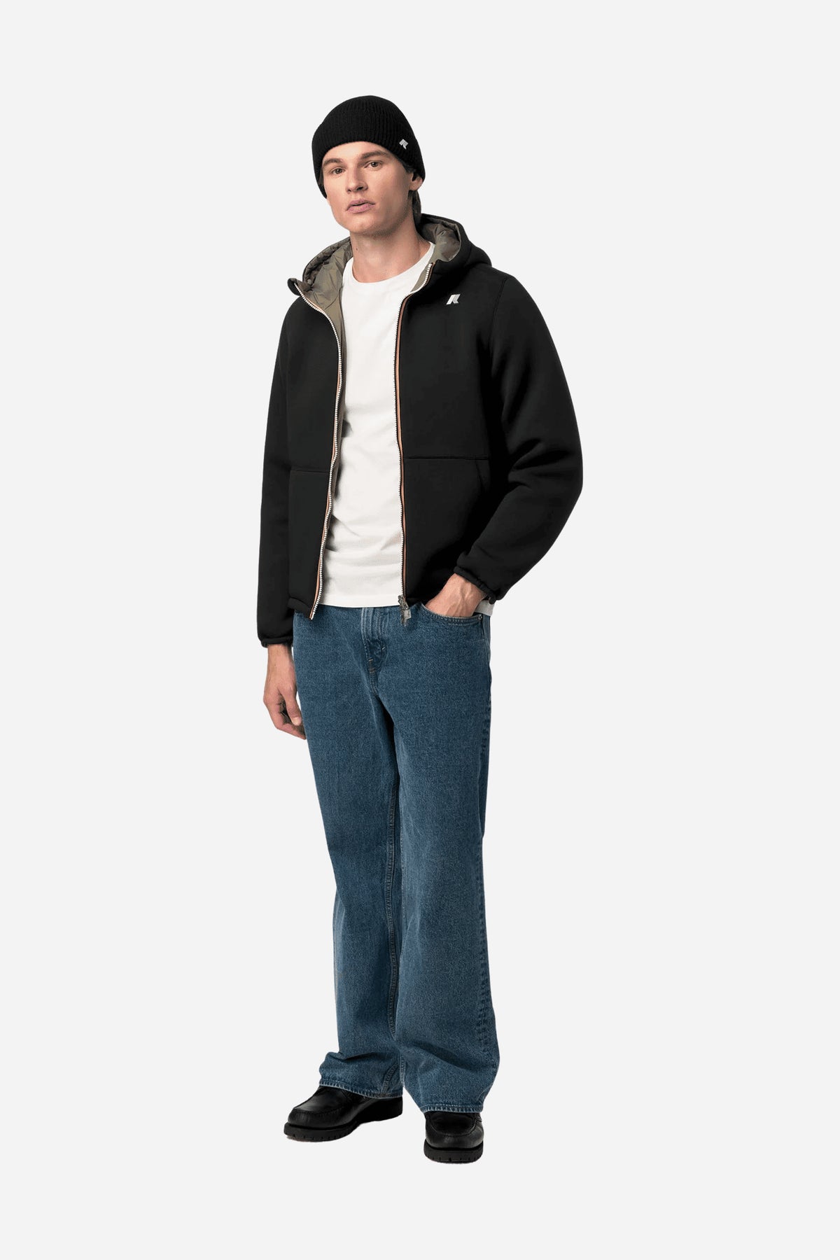Jack Spacer Nylon Double giacca corta reversibile