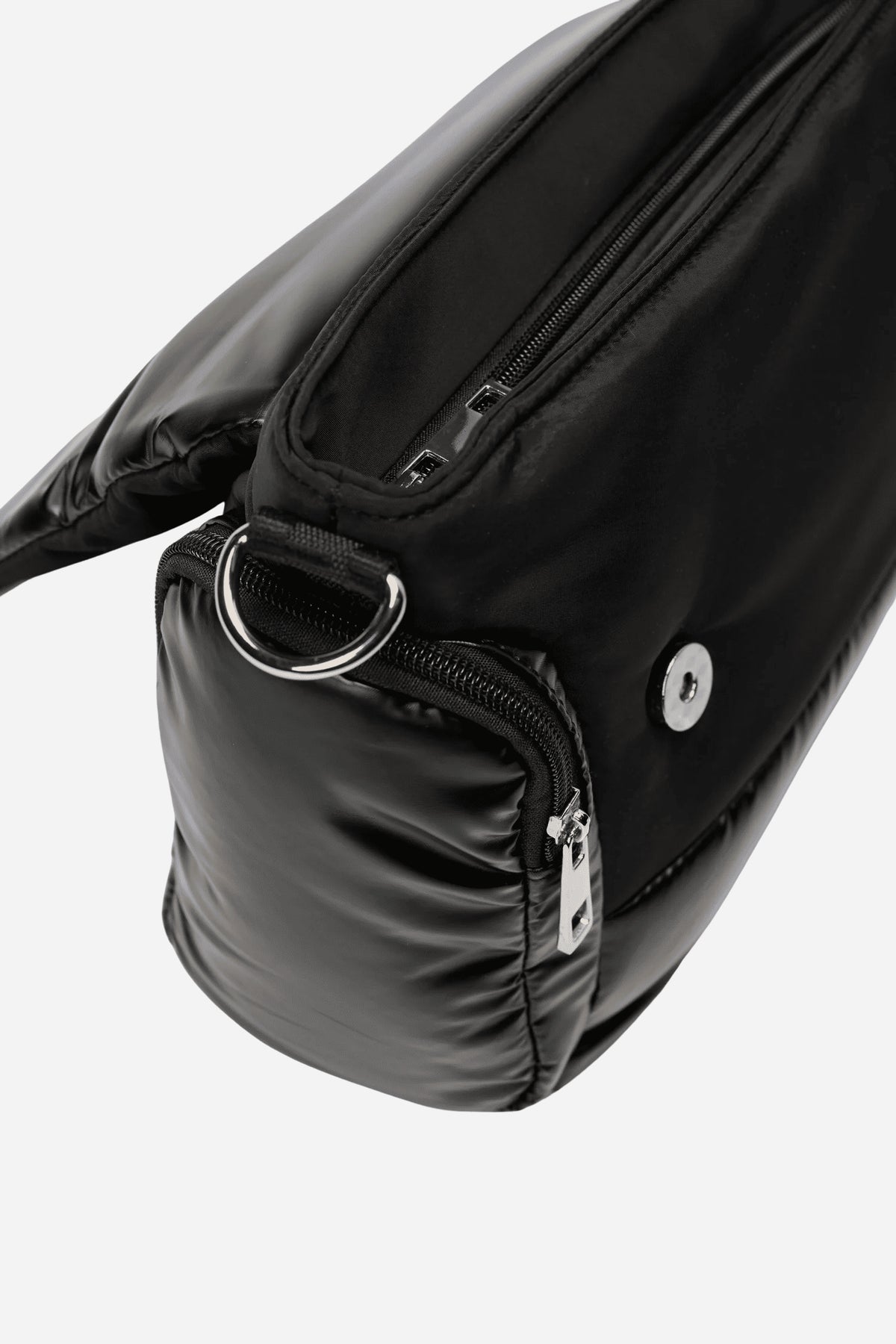 Padded Borsa piccola a tracolla effetto piumino