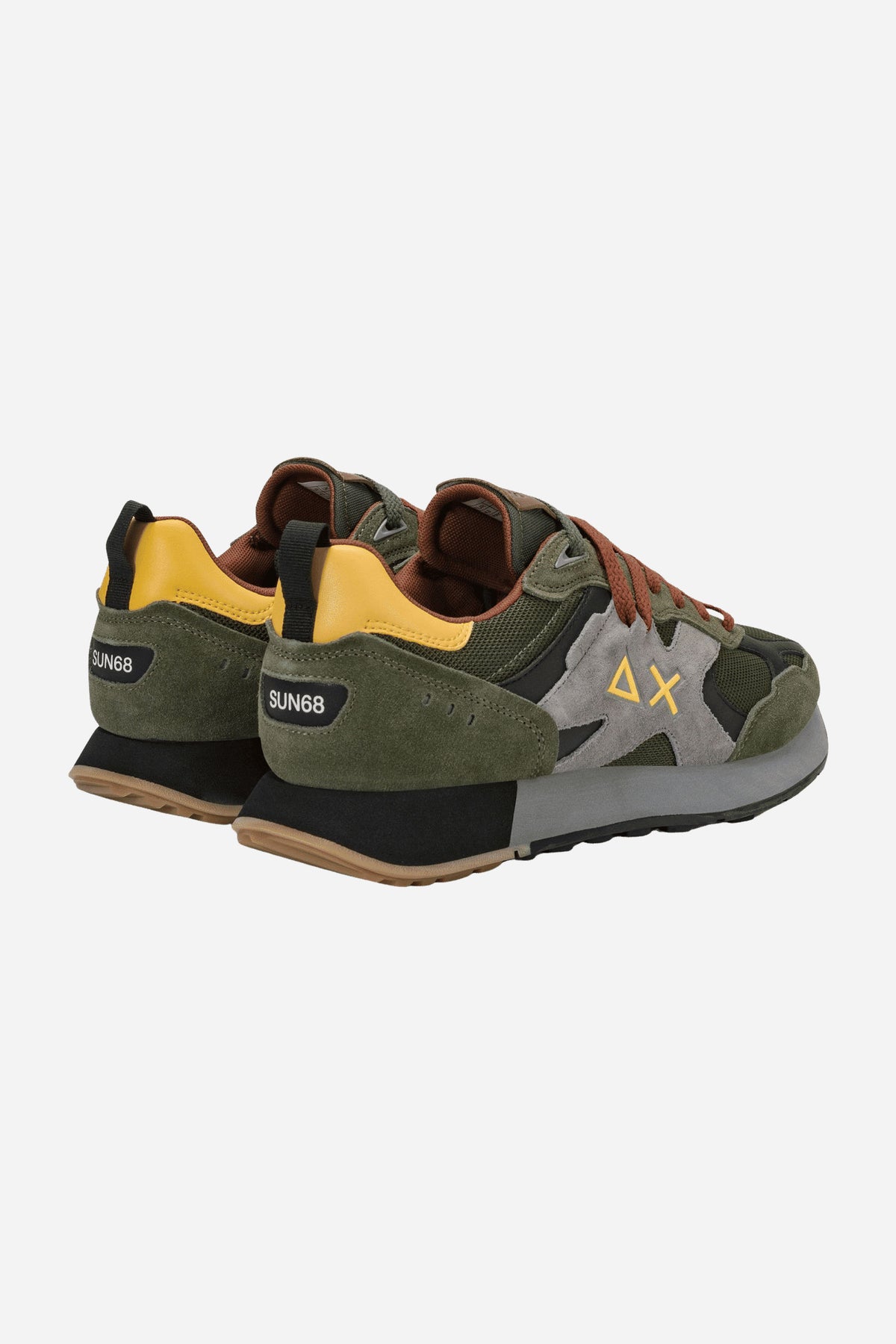 Sneaker Jaki Outdoor uomo in suede e nylon