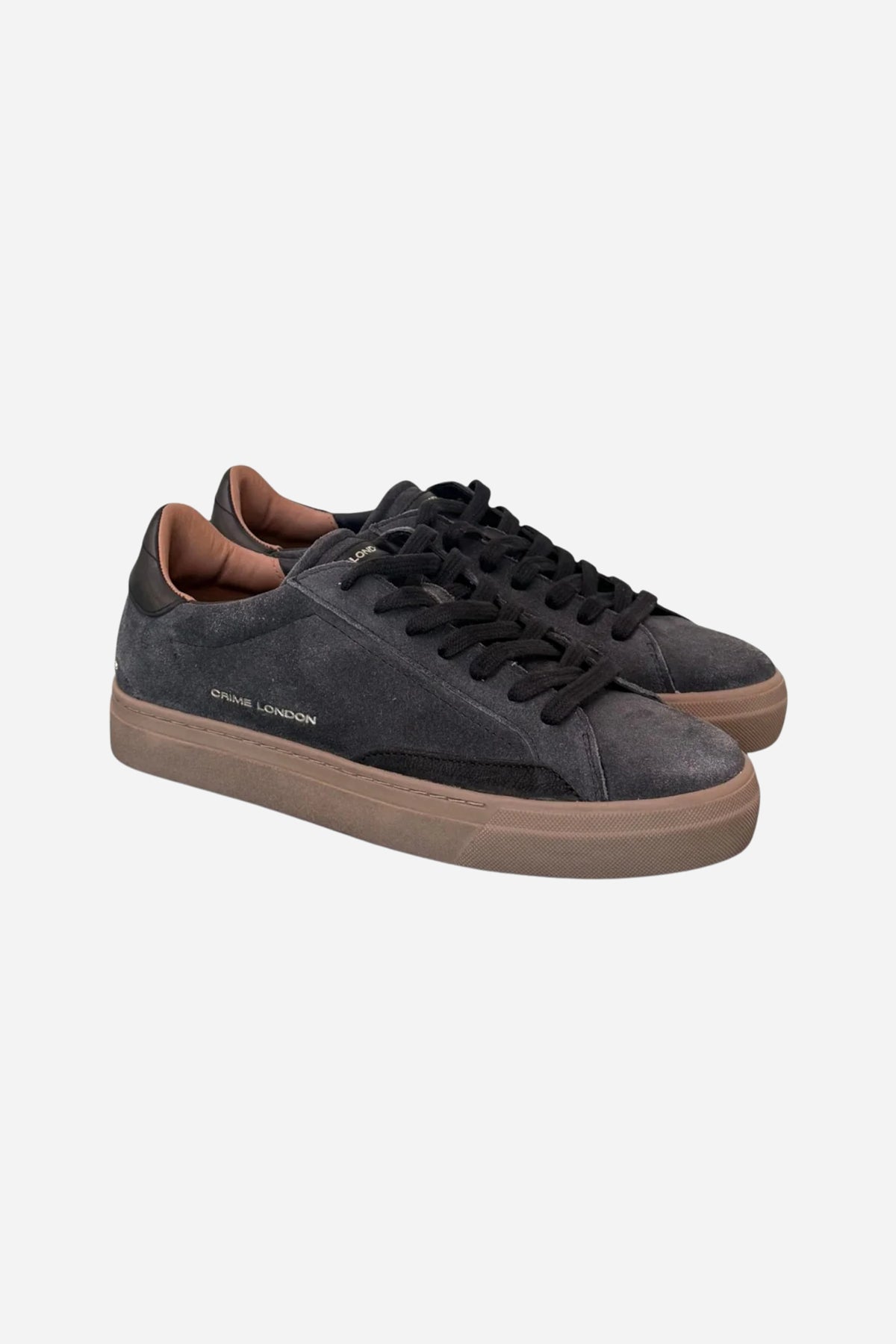 Sneaker Suede uomo in pelle - Antracite