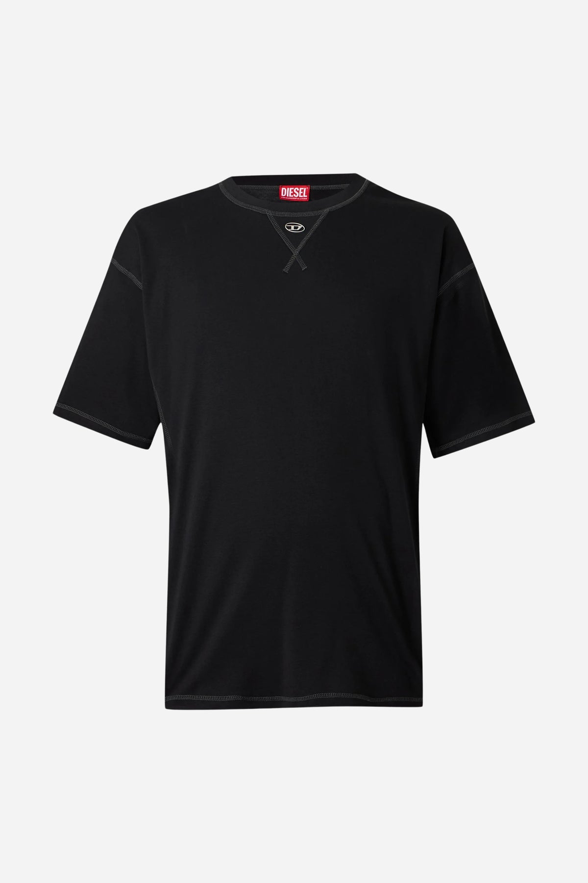 Diesel T-shirt basic borchie decorative cotone