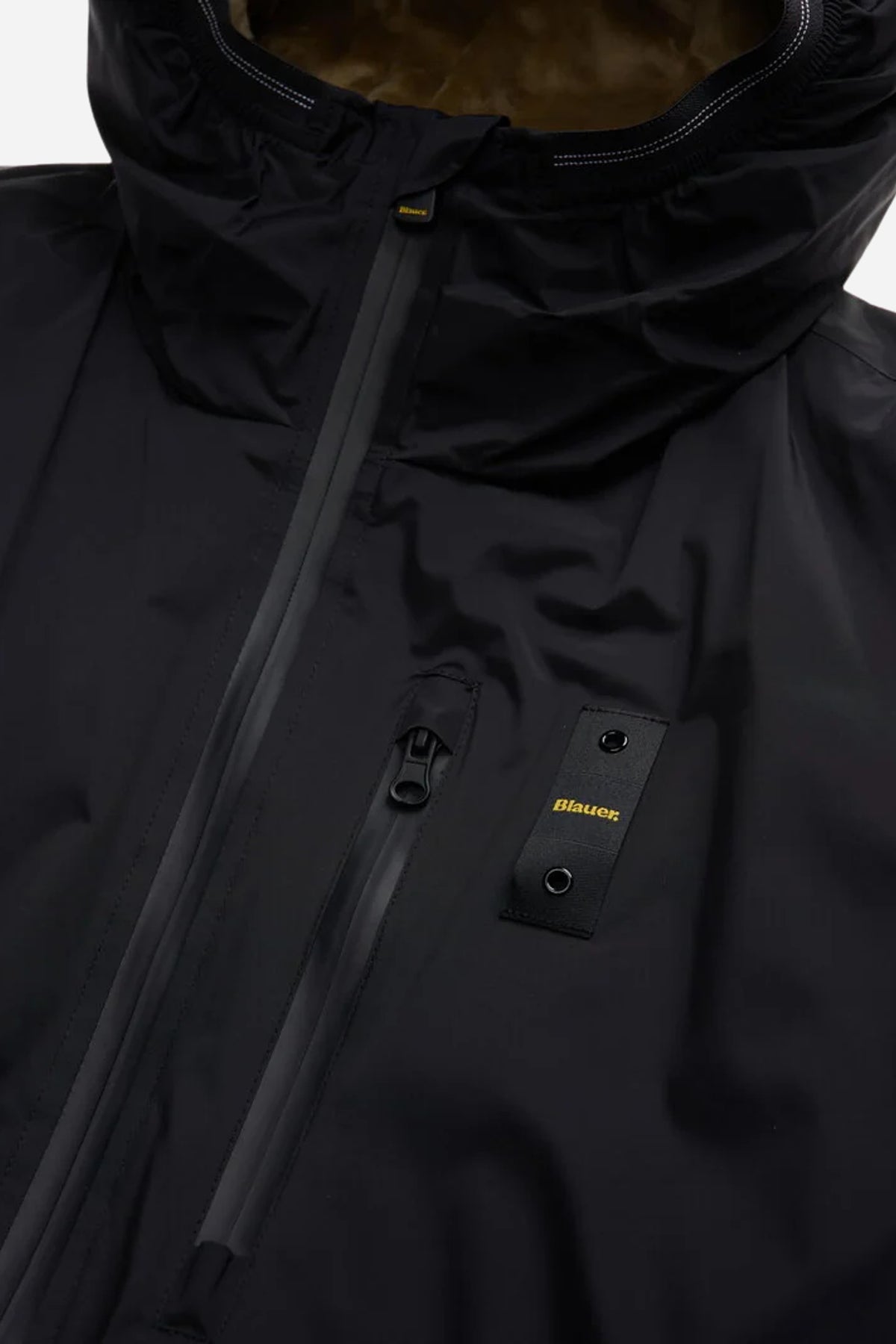 Jarvis Giubbetto lungo con pelliccia ecologica - Nero