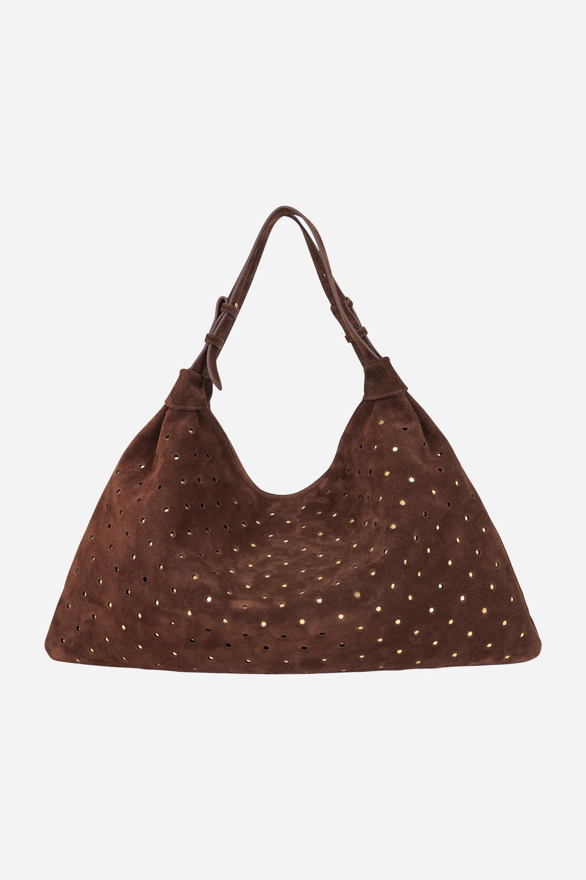 Metropolis Borsa shopping in suede traforata