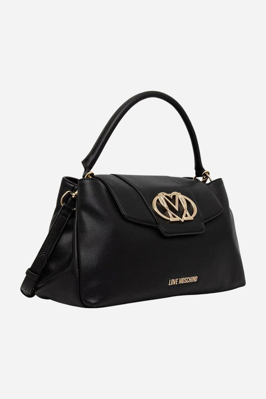 Love Moschino Borsa a tracolla compatta liscia