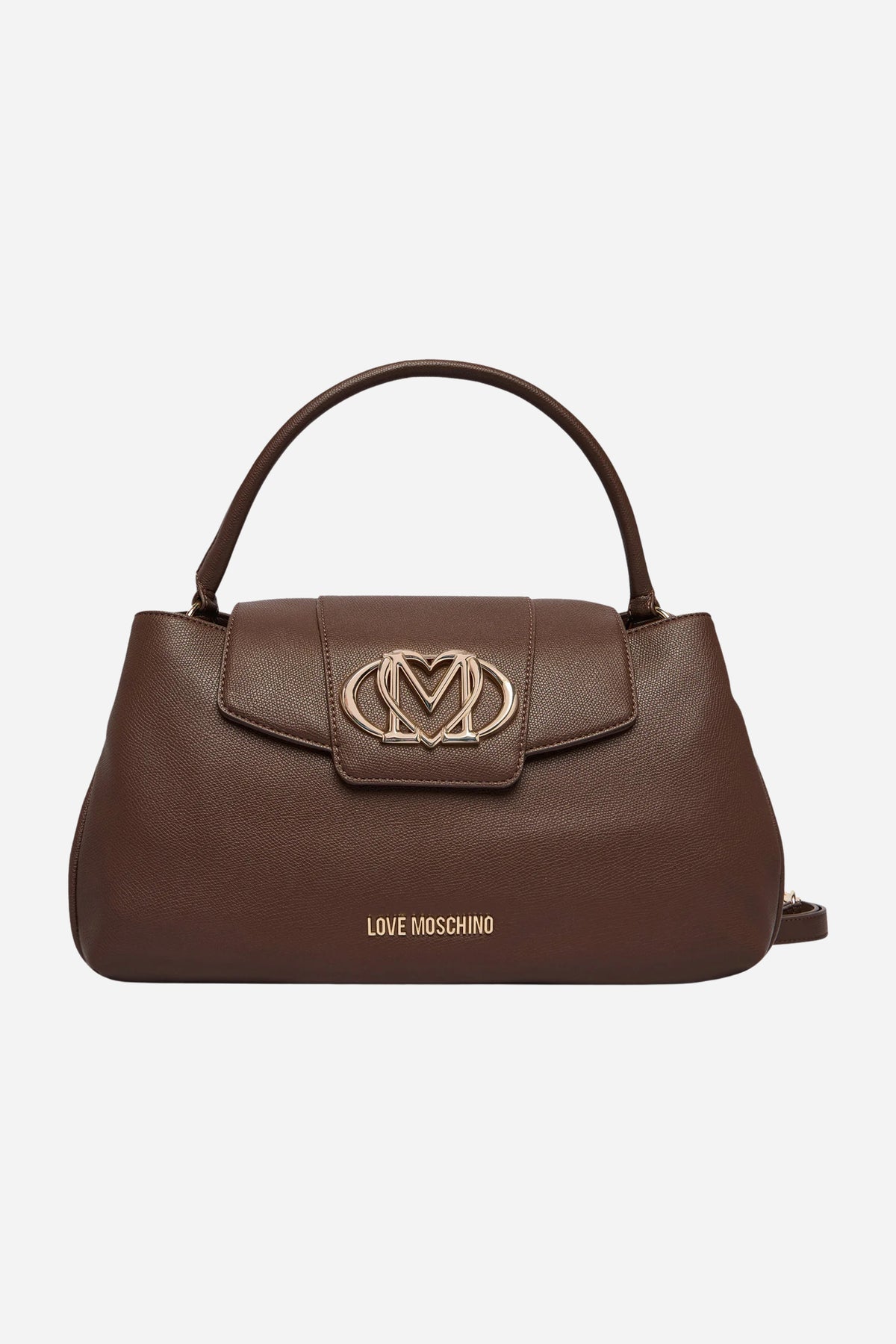 Love Moschino Borsa a tracolla compatta liscia