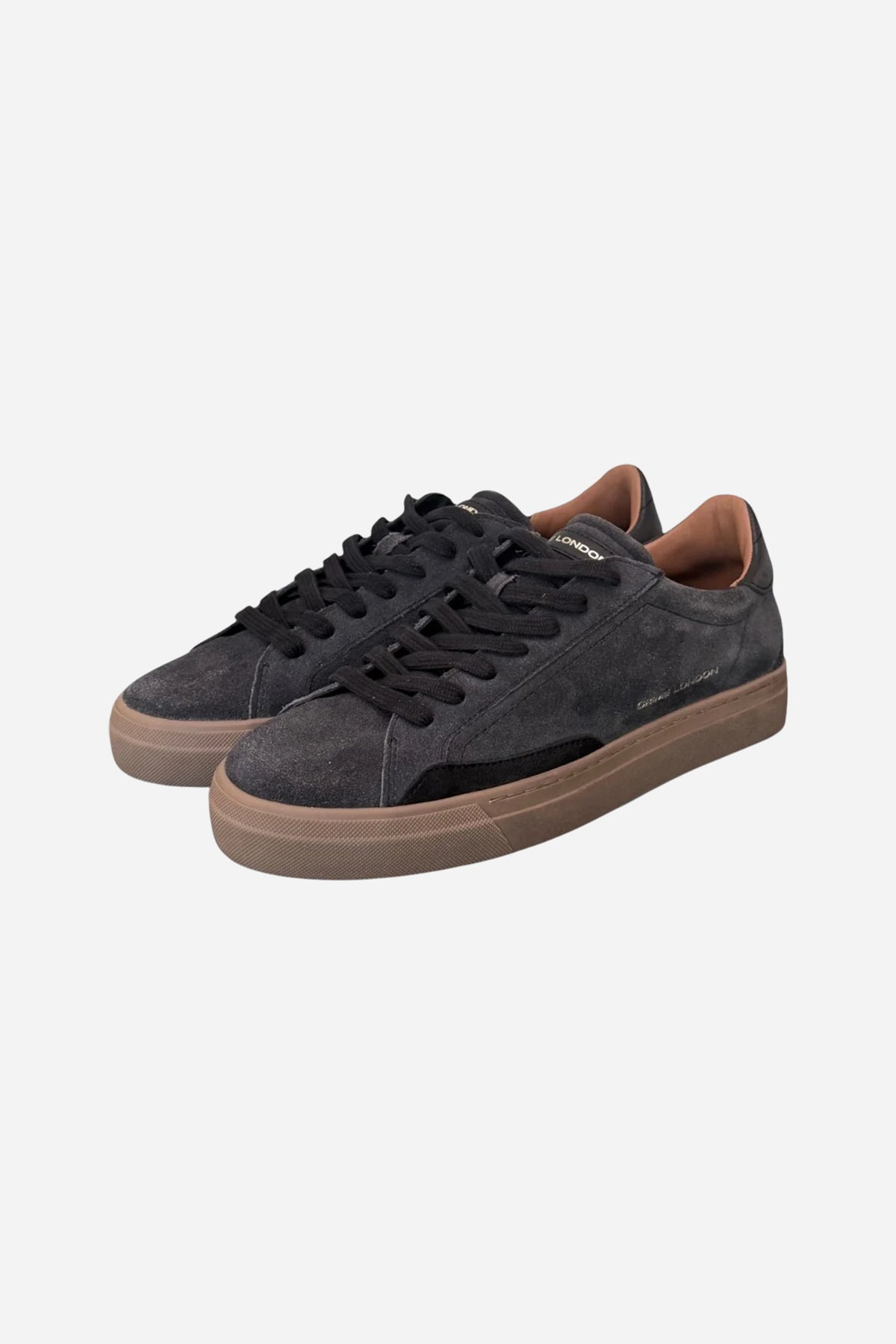 Sneaker Suede uomo in pelle - Antracite