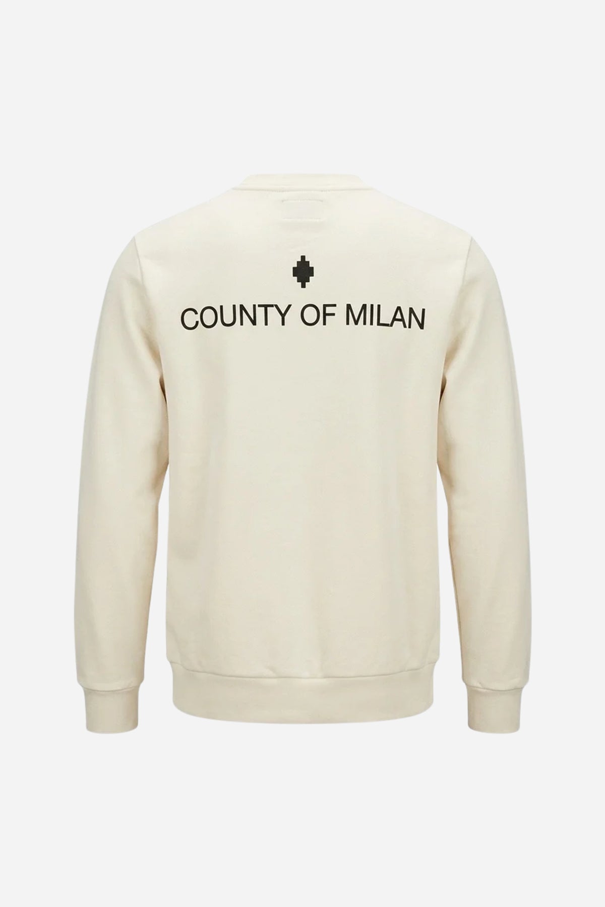 Felpa Marcelo Burlon oversize stampa logo - Cocco