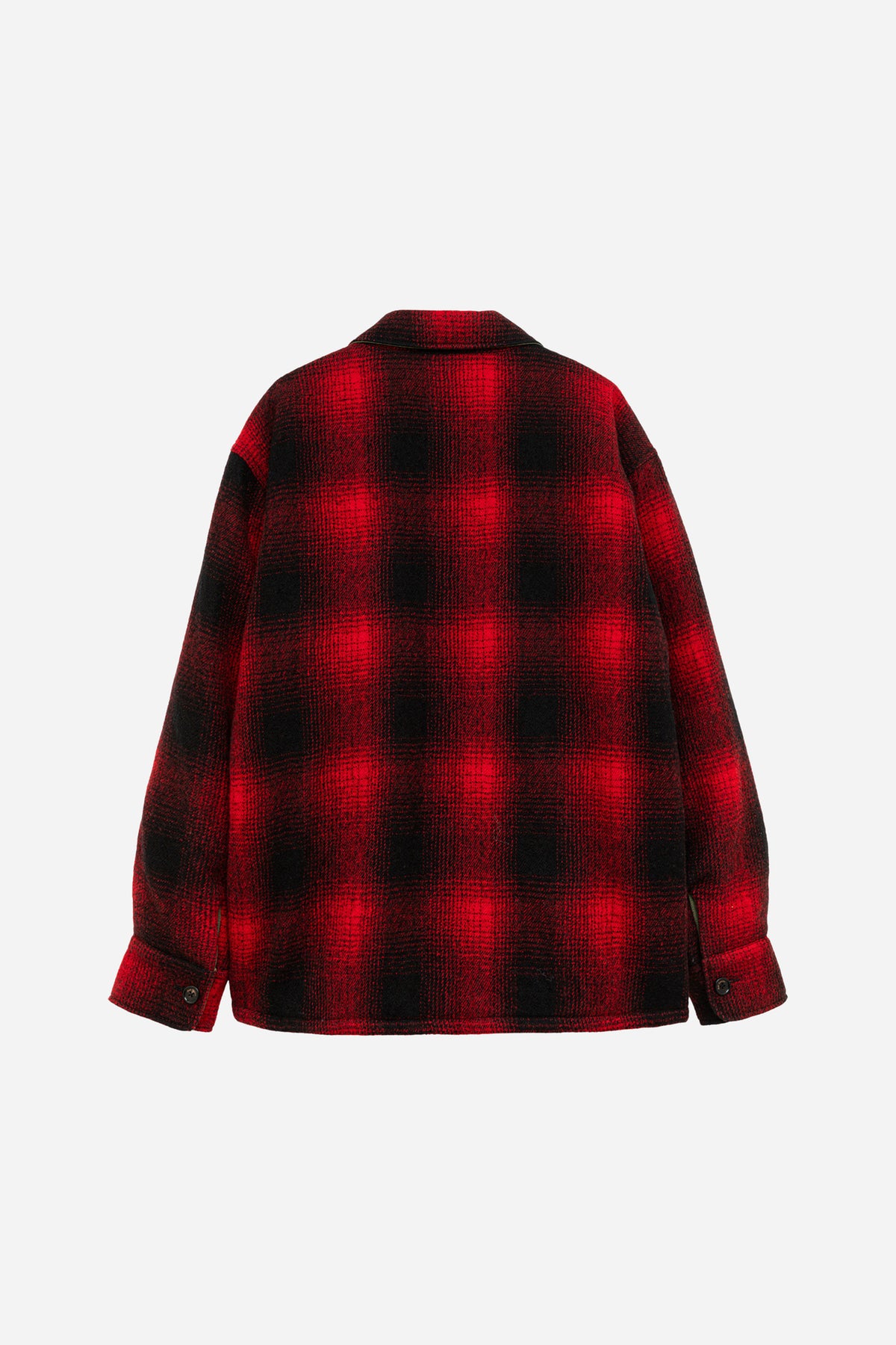 Giacca Buffalo lana motivo check Roy Roger's - Rosso/Nero