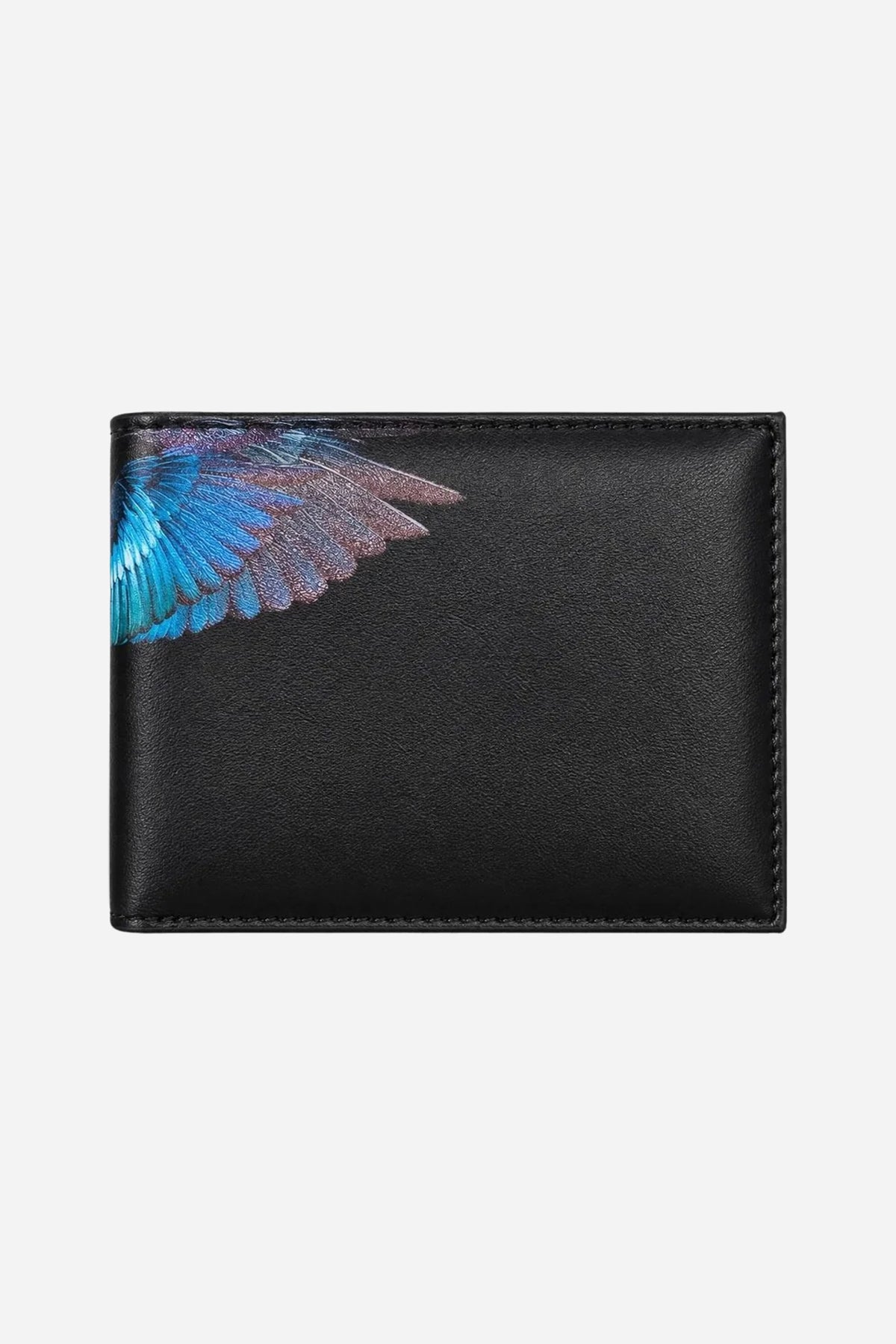 Portafoglio WINGS compatto stampa Wings - Nero-Blu