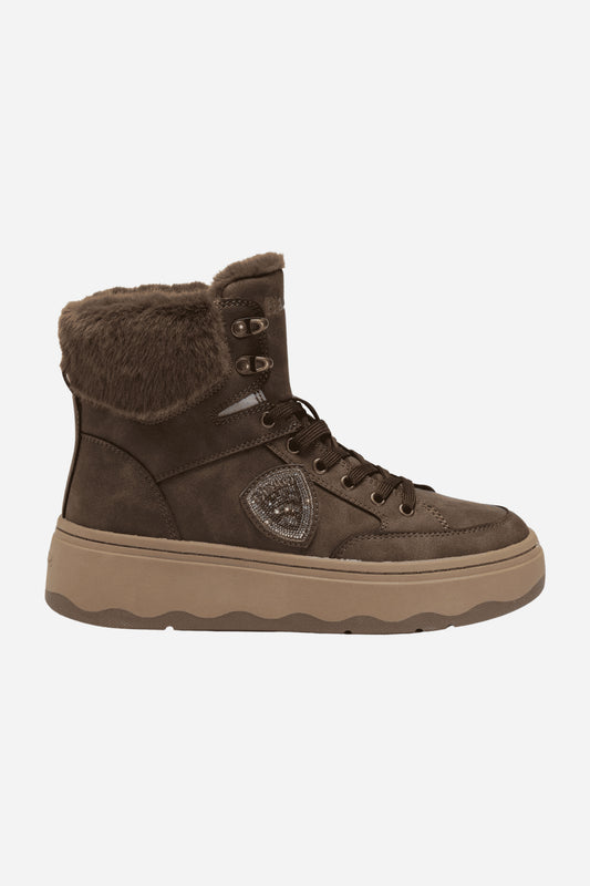 Sneaker Maribel02 platform eco nubuk