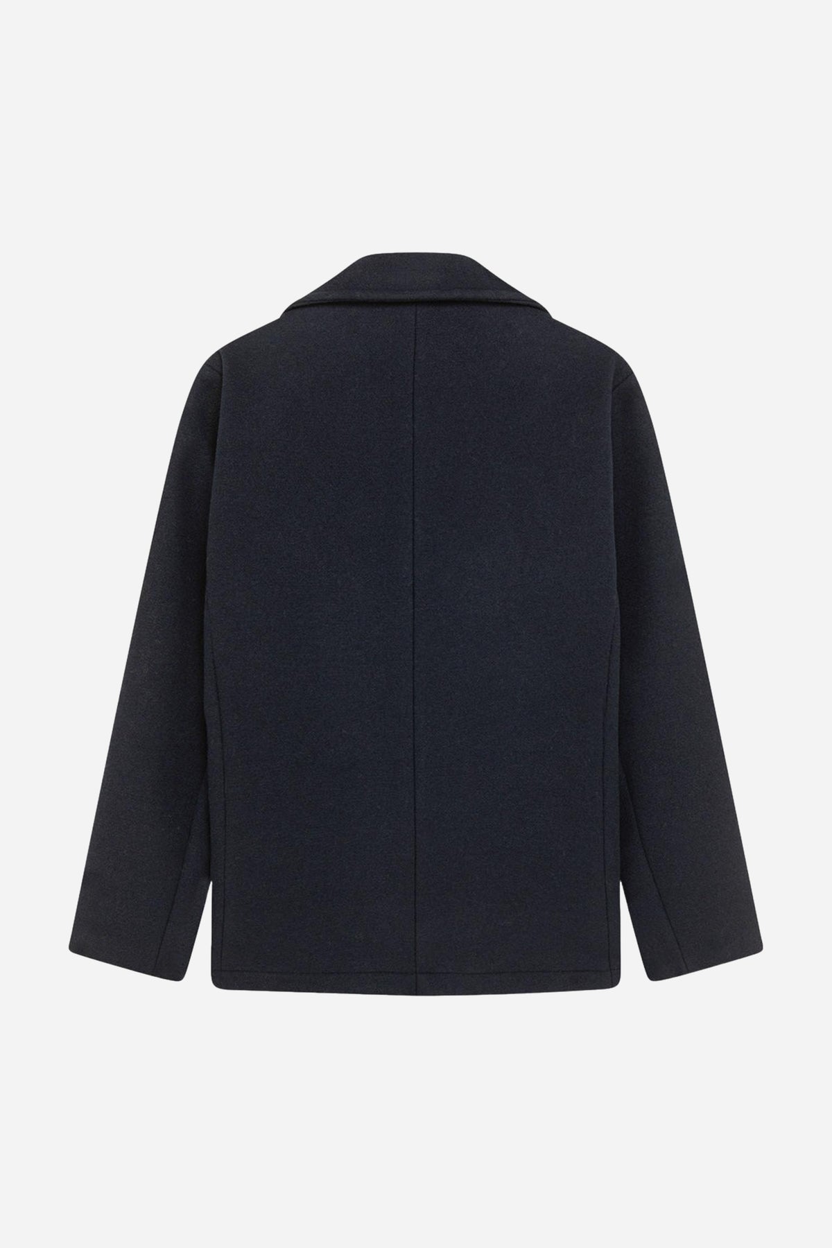 Peacoat uomo doppiopetto lana regular fit