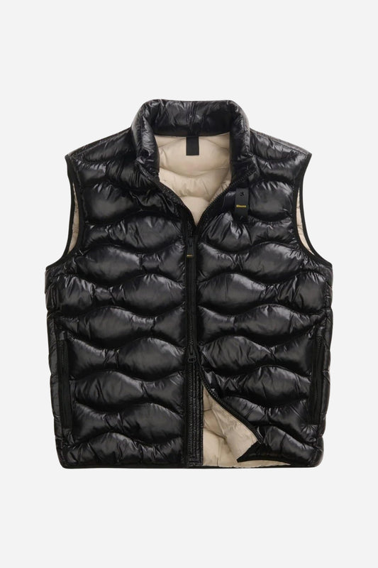 Blauer Piumino smanicato in nylon
