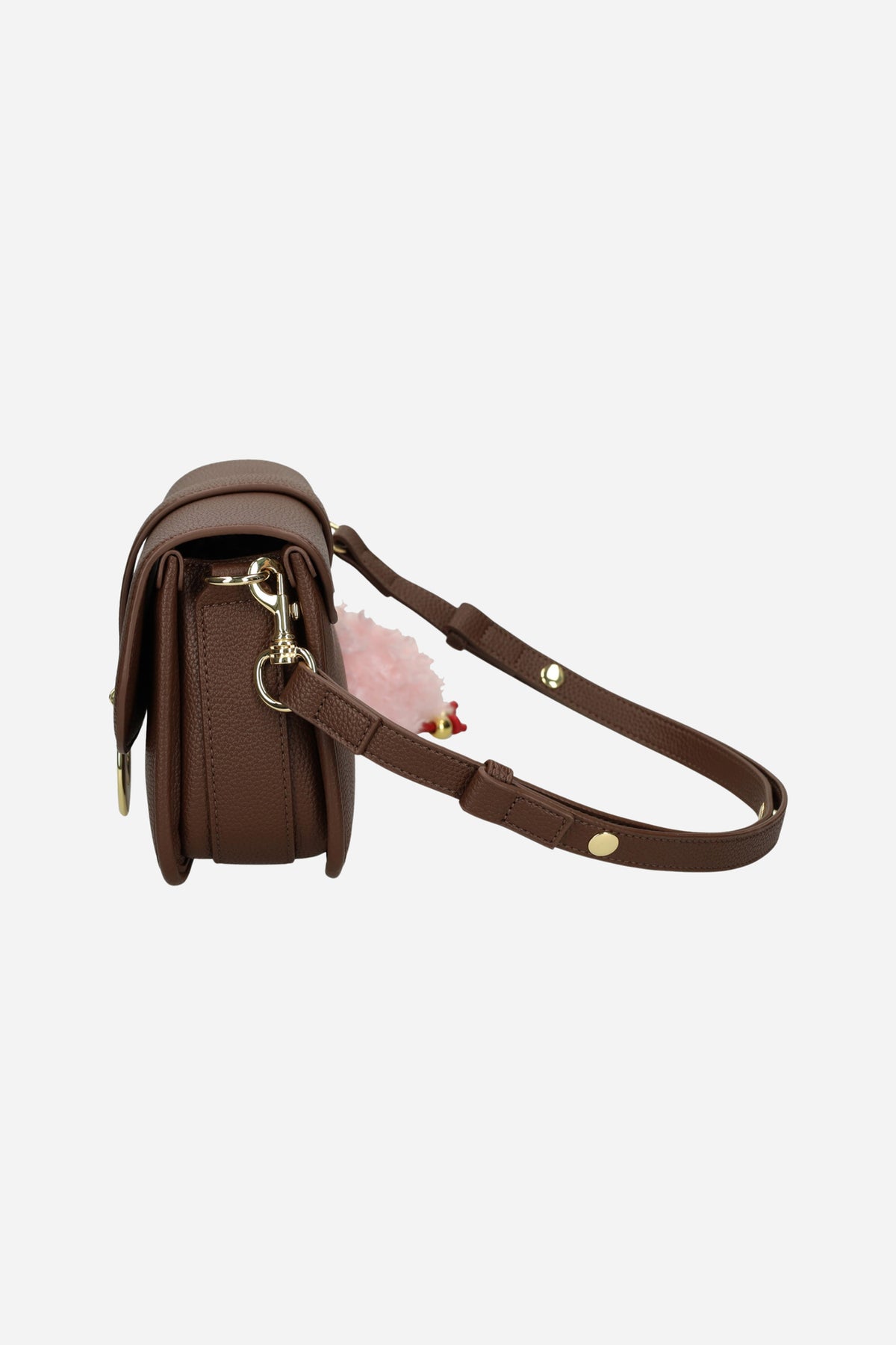 Love Moschino Borsa a tracolla in ecopelle - Cioccolato