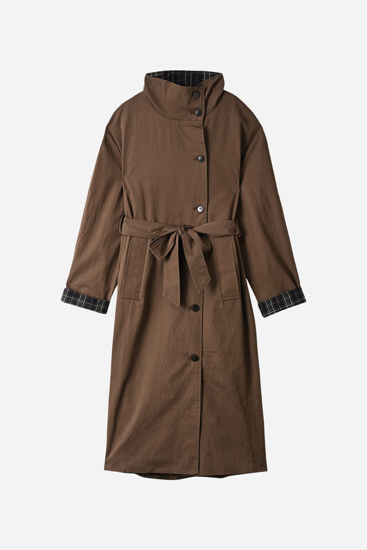 Trench MOLLYBRACKEN lungo con cintura