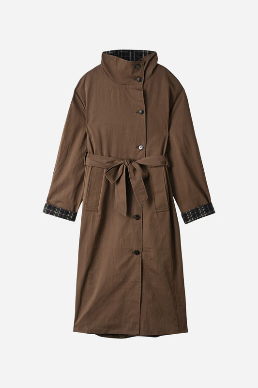 Trench MOLLYBRACKEN lungo con cintura