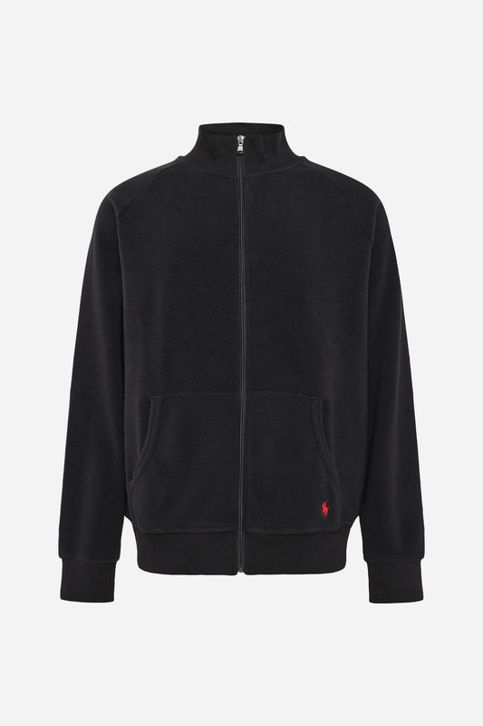 Top notte in pile riciclato Ralph Lauren - Nero
