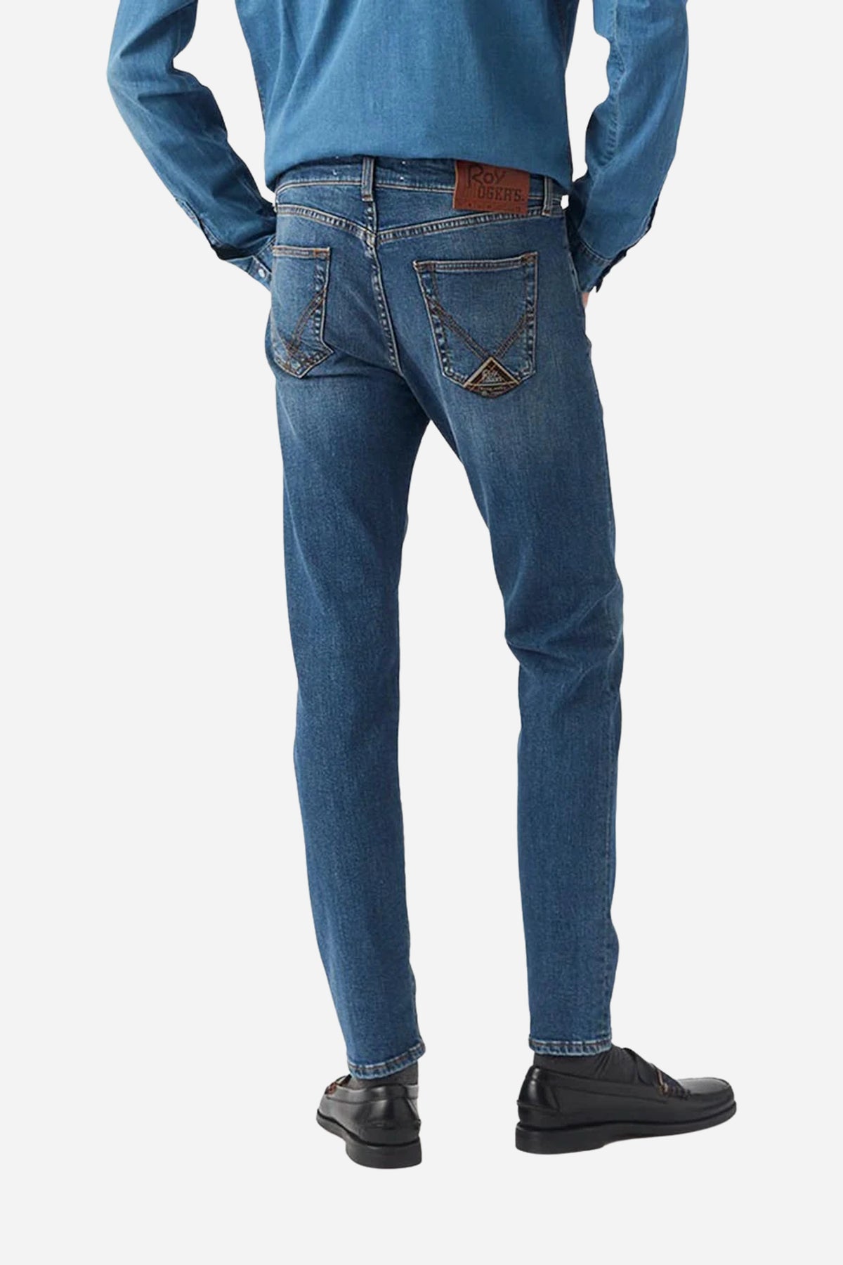 Jeans Roy Roger's slim fit in cotone