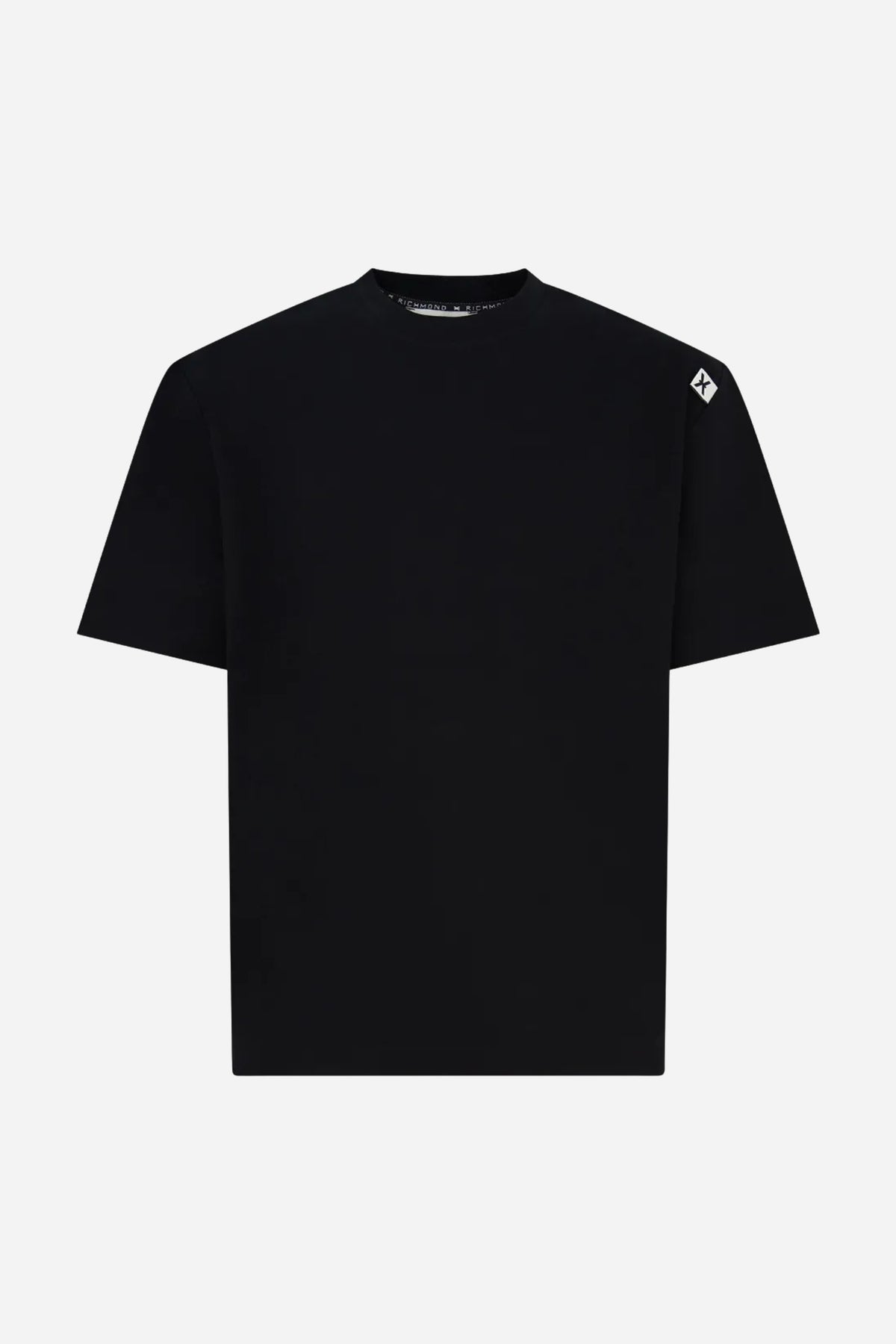 T-shirt over girocollo cotone lycra
