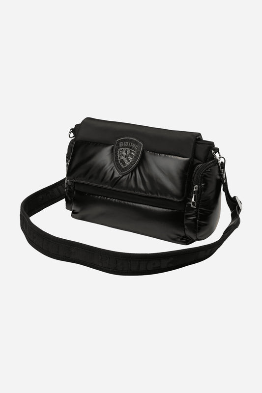 Padded Borsa piccola a tracolla effetto piumino