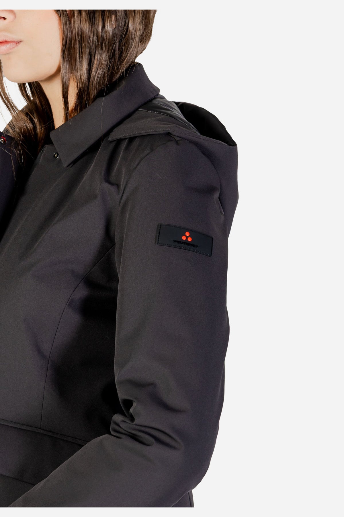 Giubbino Peuterey da donna nero lungo Telia Ta Parka 542201181892808