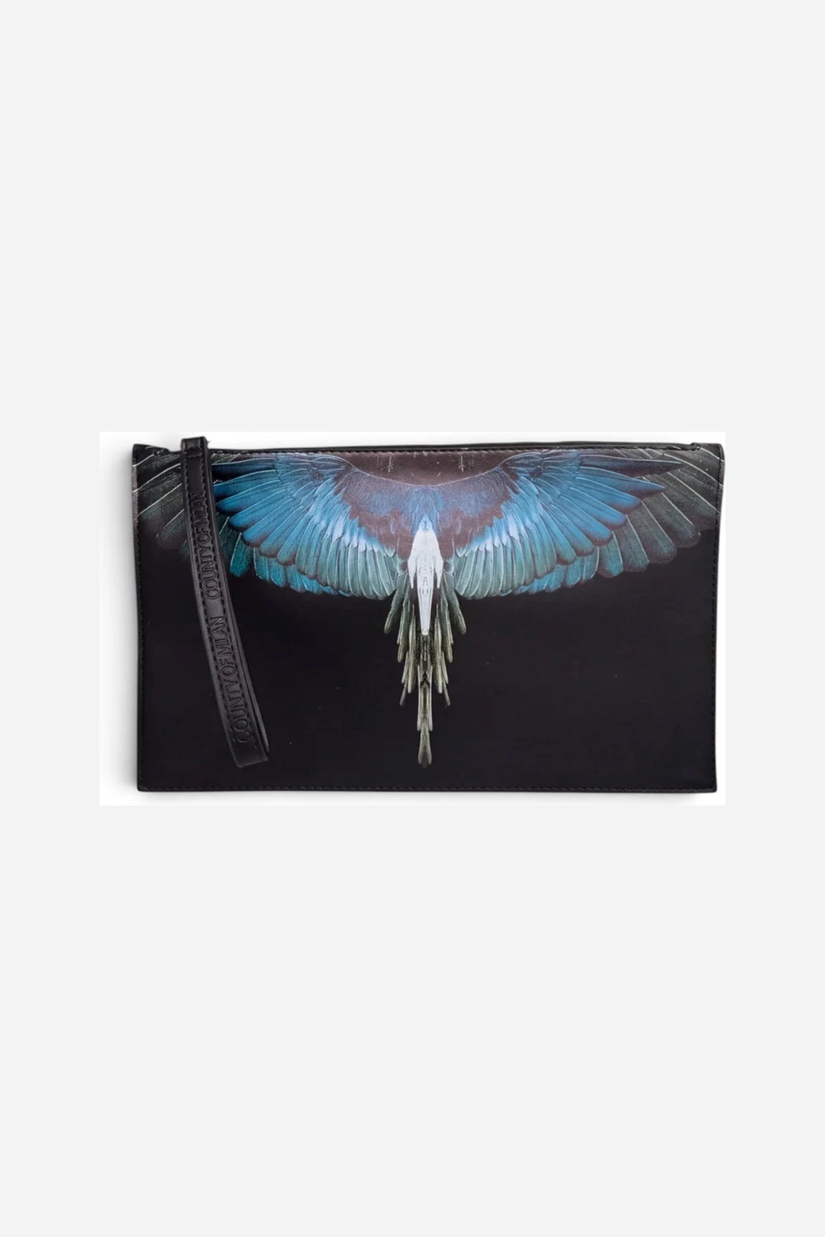 Pochette Smooth Wings Marcelo Burlon County Of Milan - Nero-Turchese