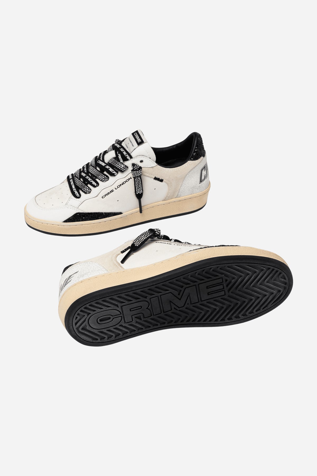 Chelsea sneaker in pelle effetto distressed